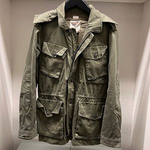 J Crew Military M65 Jacket, Mens Large
